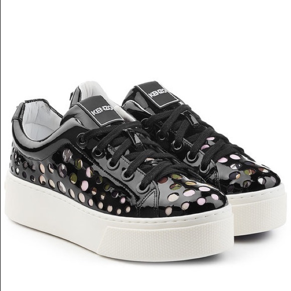 KENZO Leather Sneakers Like Newđ¤Š